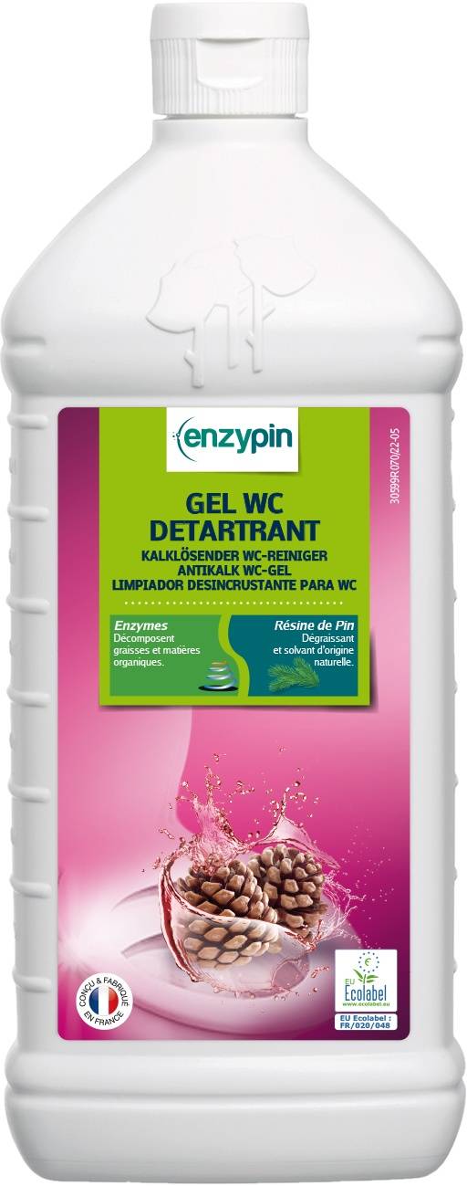 EnzyPin Détergent Sanitaires Flacon 750ml - Lot de 5 Colis de 6 - Action Pin