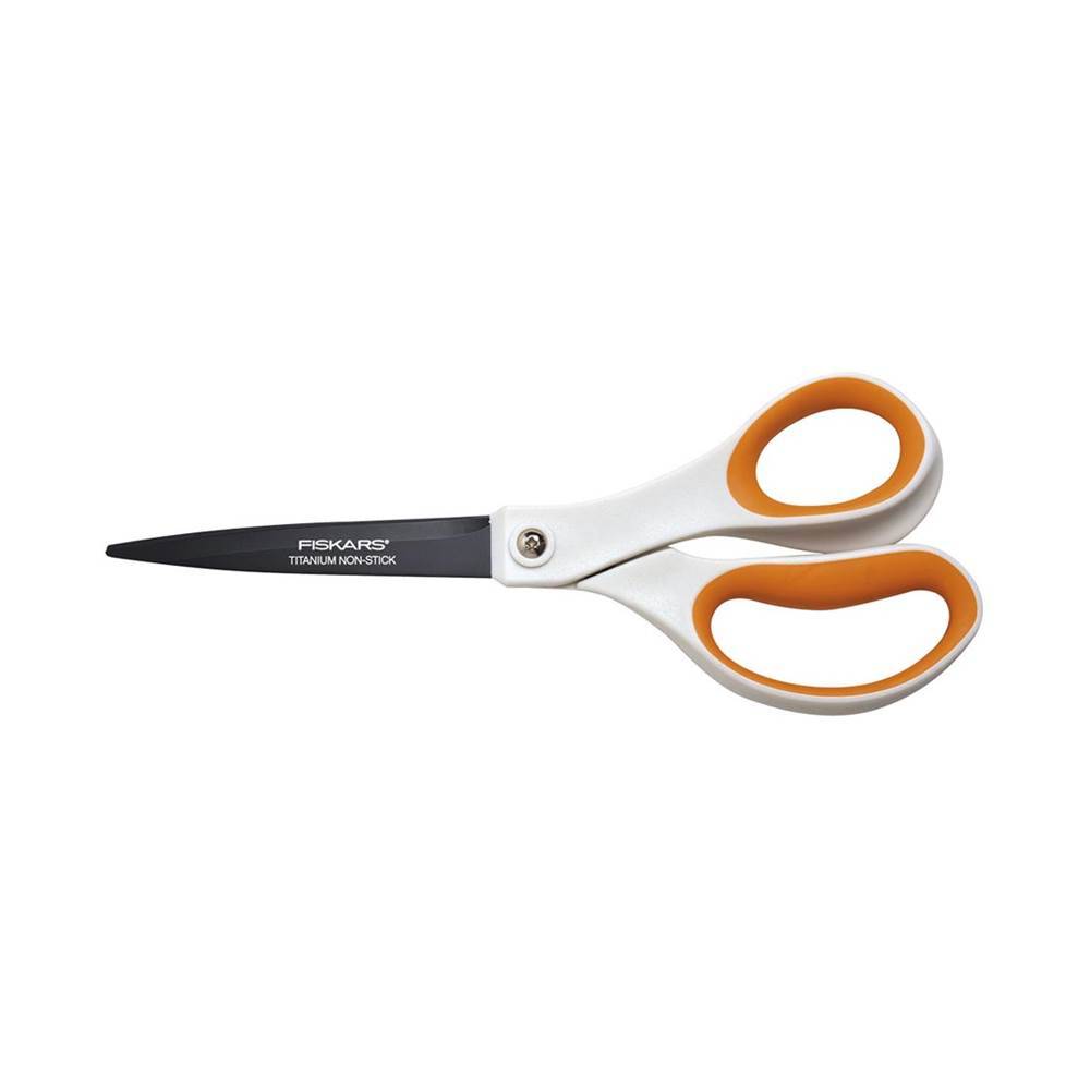 Fiskars - Ciseaux Titanium Non Stick? (antiadhésifs), droitiers 21 cm