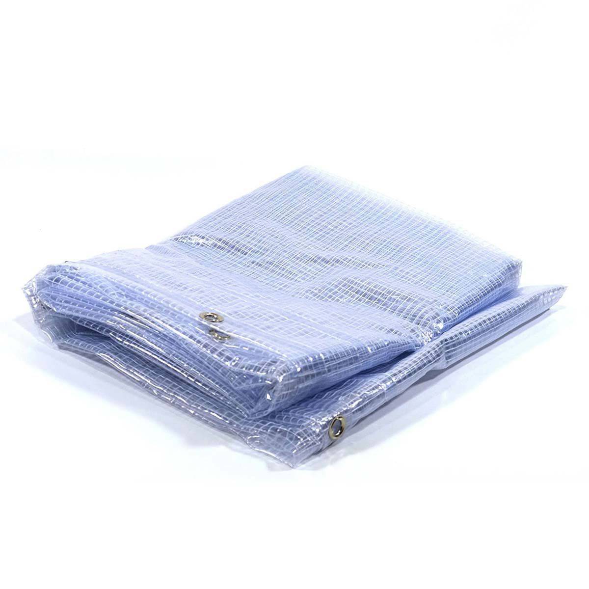 Bâche Serre 3,8x4 m SP400SE - Garantie 5 ans - Bâche Armée Transparente étanche pour Serre - Made in France TECPLAST - Image 1
