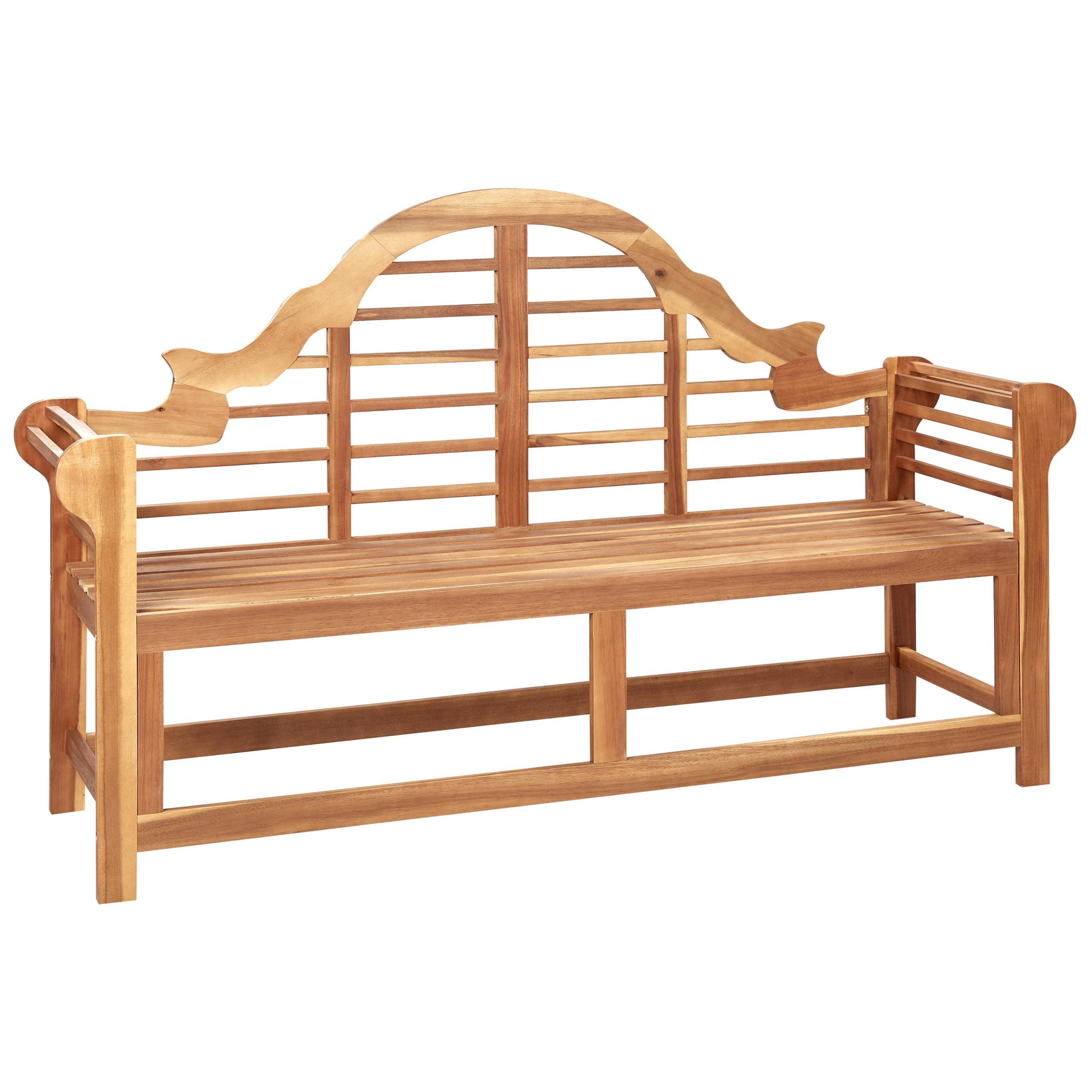 Beliani - Banc, 3 Personnes Acacia Marron clair MARLBORO - 180x60x108- Beliani - Image 3