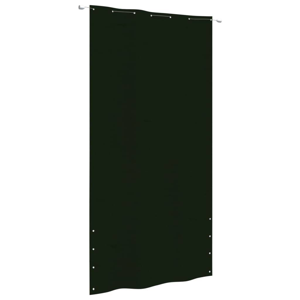 Helloshop26 - Écran de balcon brise pare vue protection confidentialité 140 x 240 cm tissu oxford vert foncé - Image 1