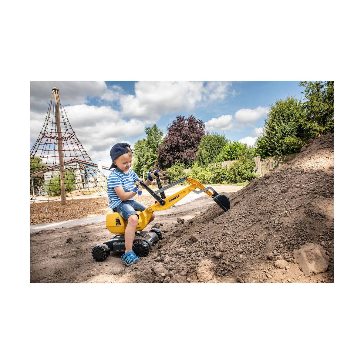 Pelleteuse Rolly Toys rollyDigger KOMATSU pour enfants de 3 à 5 ans - Image 6
