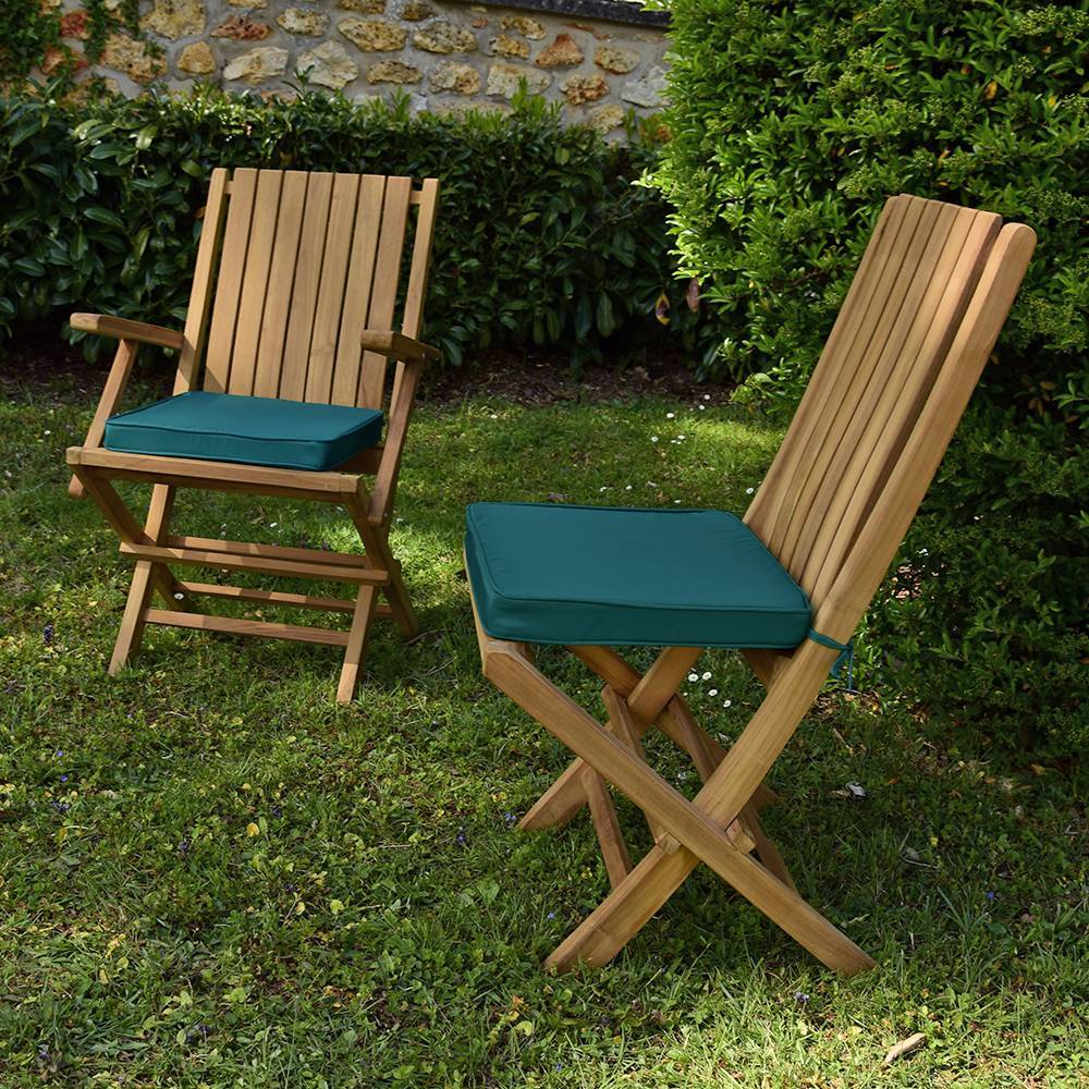 Teck'Attitude - Coussin Vert pour chaises et fauteuils pliants - TECK'Attitude - Image 2