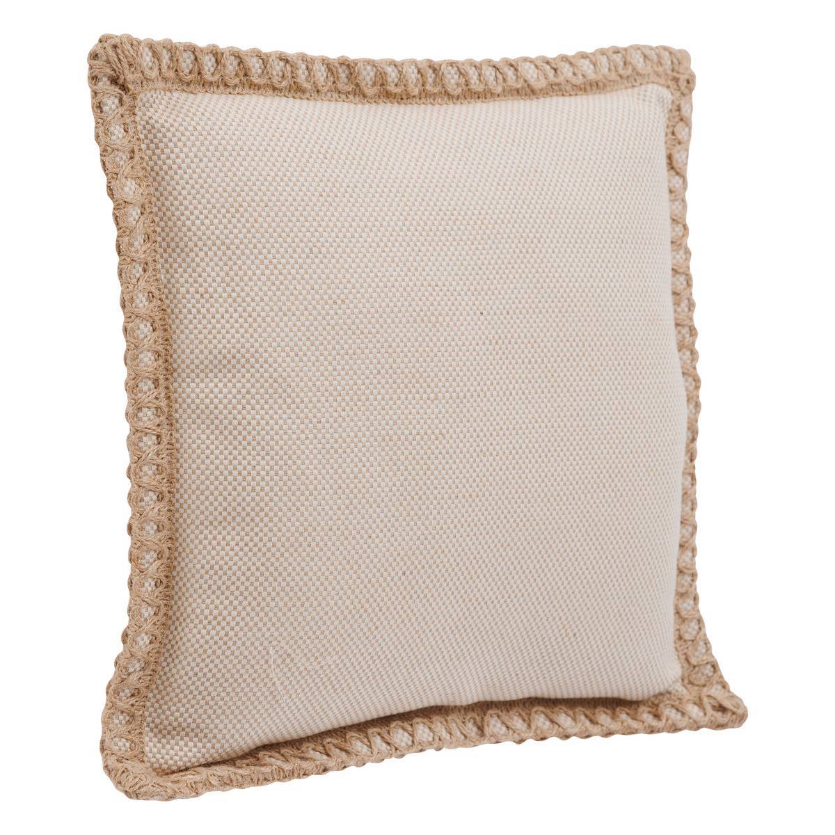 Hesperide - Coussin déco d extérieur "Jorgia" beige 40x40cm en lin Hespéride - Image 1