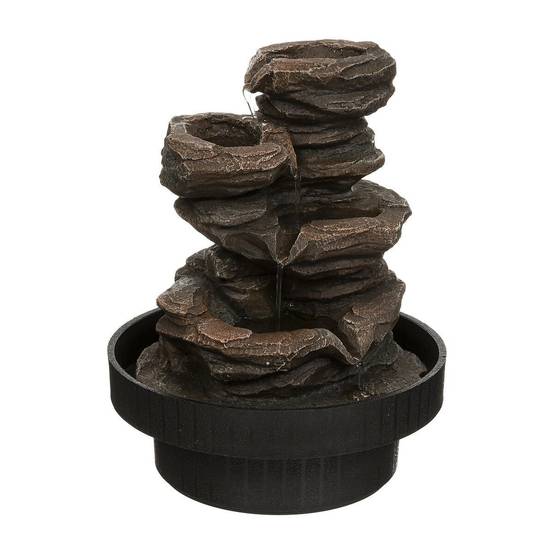 Fontaine Design "Sharmila" 22cm Noir & Naturel - Image 2