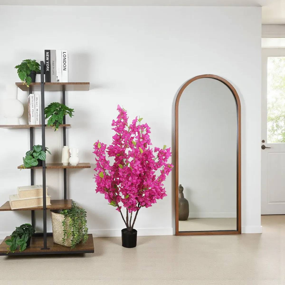 Ligne Deco - Bougainvillier artificiel fuchsia 120cm - Image 2
