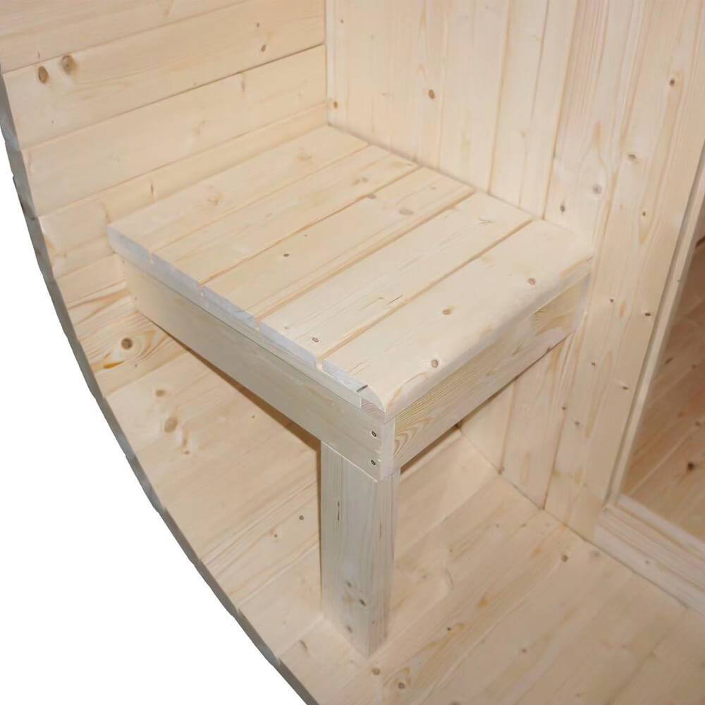 Sauna extérieur HOME DELUXE CUBE DELUXE L - 184 x 220 cm pour 4 personnes - Image 5