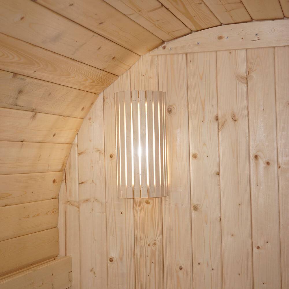 Sauna extérieur HOME DELUXE CUBE DELUXE L - 184 x 220 cm pour 4 personnes - Image 7