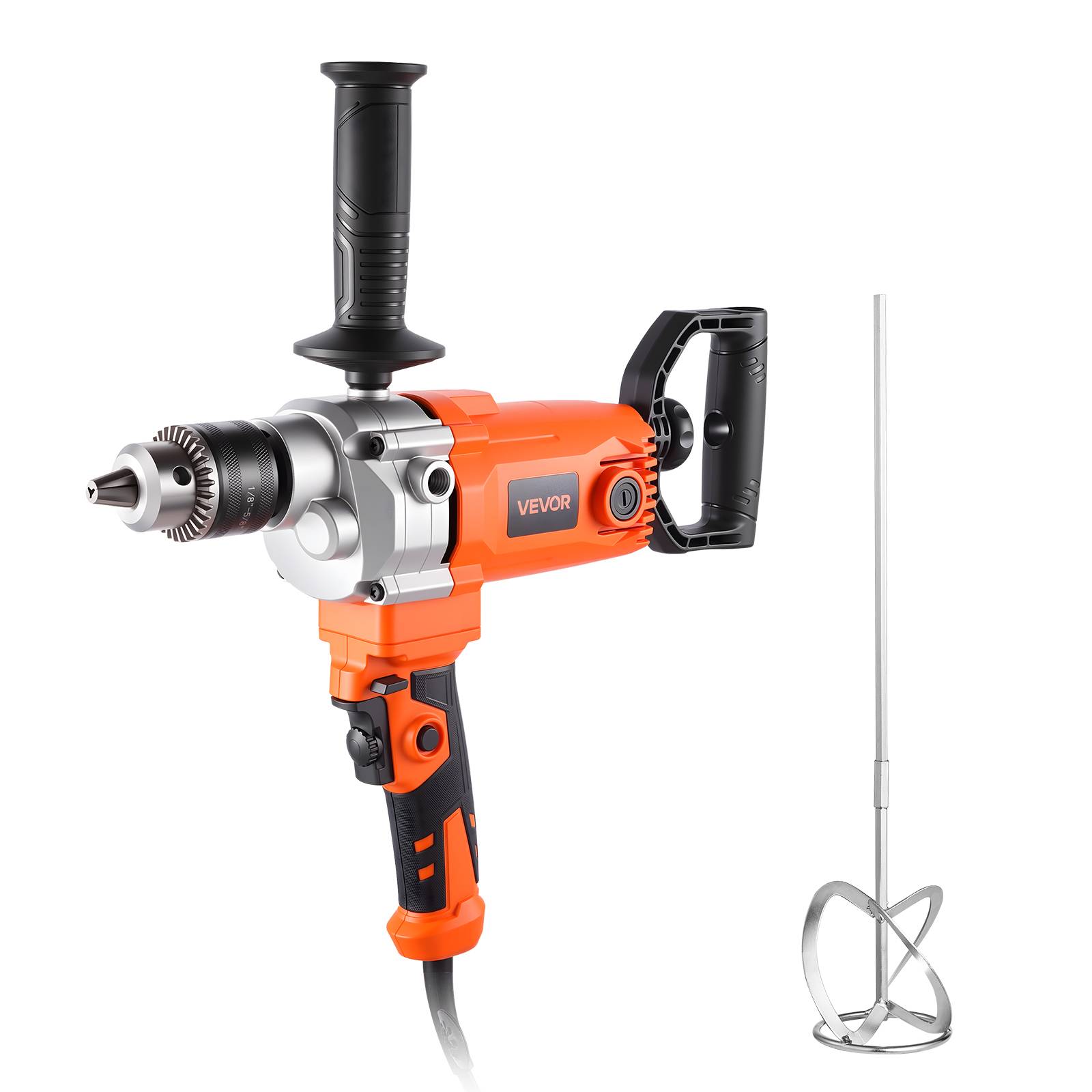 Vevor - VEVOR Malaxeur de Mortier Perceuse Visseuse Filaire 0-750 tr/min 16 mm Peinture - Image 1