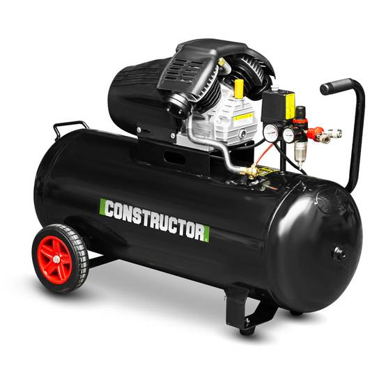 Constructor - Compresseur à huile 100L bicylindre - 8 bars - 2.2Kw - Constructor - Image 1