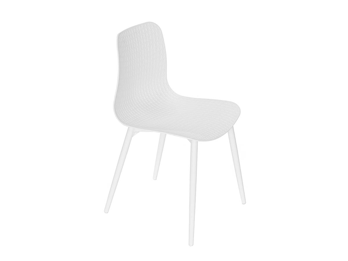 Table de jardin rectangulaire en aluminium blanc Corfou avec 4 chaises Corfou - 4 places - Jardiline - Image 8