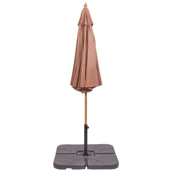 Parasol droit Tissu Marron TOSCANA - Beliani - Image 5