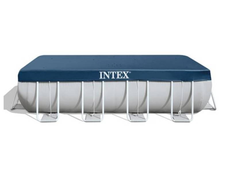 Bâche de protection pour piscine tubulaire rectangulaire 5,49 x 2,74 m - Intex - Image 1