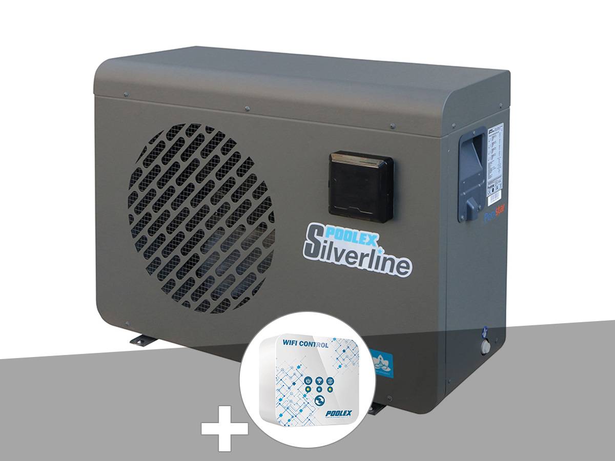 Poolex - Pompe à chaleur 15,24 kW Poolex Silverline 150 + Boitier de contrôle Wifi