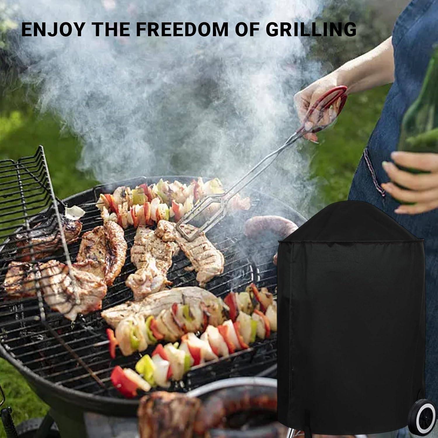 Housse pour barbecue -Housse de protection，Robuste - Tissu Oxford 210D - Résistante au vent - Résistante aux UV et aux déchirures(70 x 90 cm)-Lytech - Image 7