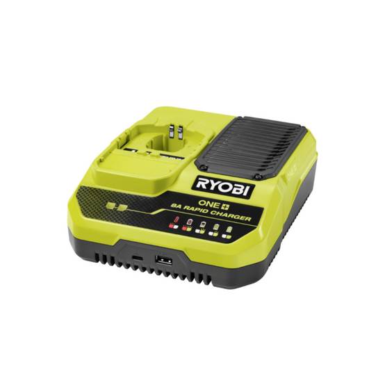 Ryobi - Chargeur intelligent ultra rapide RYOBI 18V One+ - 4,0Ah et 8.0Ah - RC18180G - Image 1