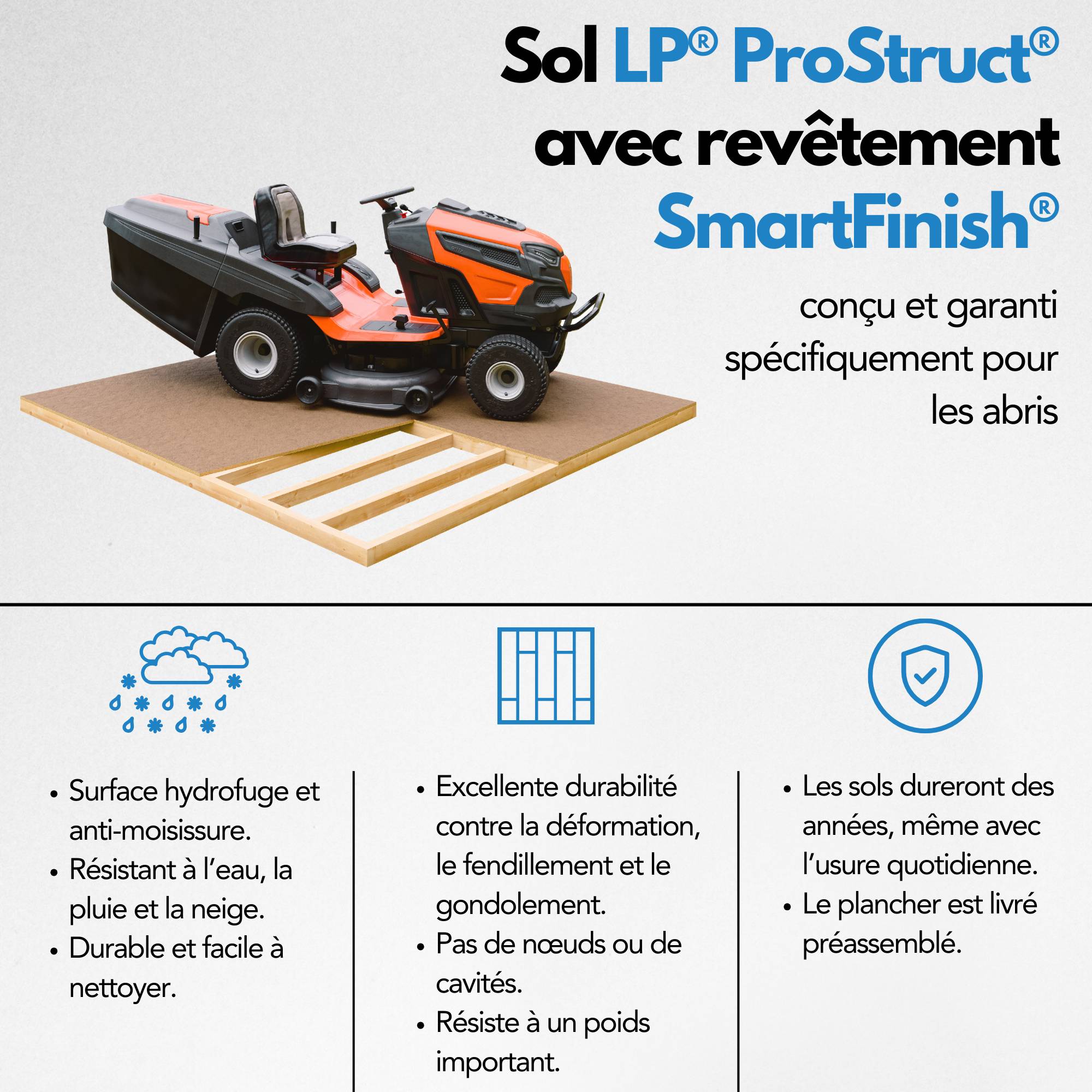 Timbela - Abri de jardin en bois avec plancher LP ProStruct - M369+M369G - Timbela - Image 10