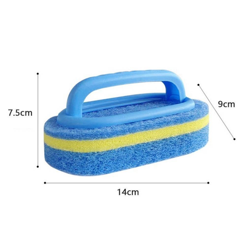 Brosse de Nettoyage à Éponge avec Manche, Brosse Ligne d’Eau Piscine pour Nettoyer Piscine Spa Baignoires Murs IntiMeg - Image 6