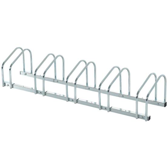 PANGIVO - Râtelier pour 5 vélos acier argent 145 x 33 x 27 cm - PANGIVO - Image 1