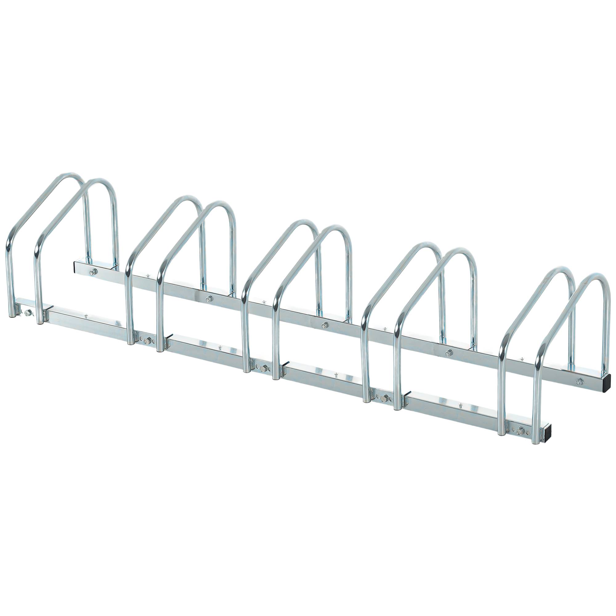 PANGIVO - Râtelier pour 5 vélos acier argent 145 x 33 x 27 cm - PANGIVO - Image 1