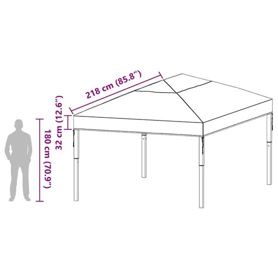 ComfortXL - Housse de Rechange PVC pour Pergola Imperméable et Anti-Gel 4x3 m Transparent - ComfortXL Outdoor Living - Image 8