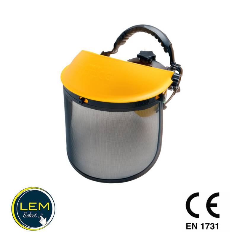 Casque Visière de protection grillagée avec casque anti-bruit - norme CE EN1731 - EN352 - Image 3