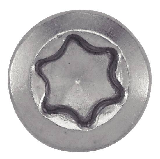 Acton - Boîte 200 Vis terrasse tête bombée inox A4 Brun Torx ACTON - Double filet 5x50 - 643245X50BRUN - Image 2