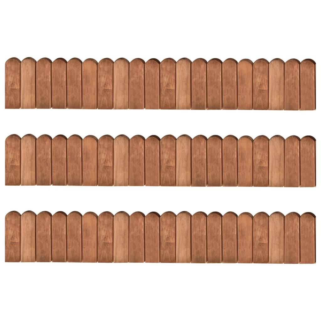 ComfortXL - Rouleau de bordure pin massif aménagement extérieur 120x20cm brun - ComfortXL Outdoor Living - Image 1