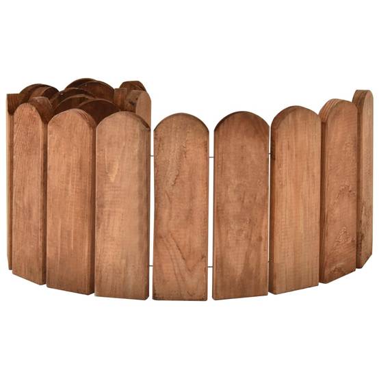 ComfortXL - Rouleau de bordure pin massif aménagement extérieur 120x20cm brun - ComfortXL Outdoor Living - Image 3