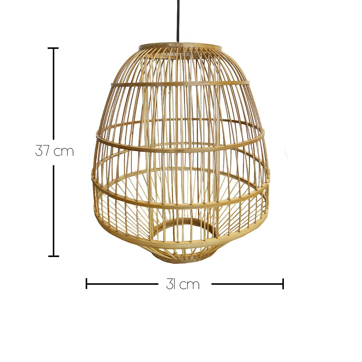Lumisky - Suspension d'extérieur avec cable MYKONOS Beige Rotin 5m - Image 6