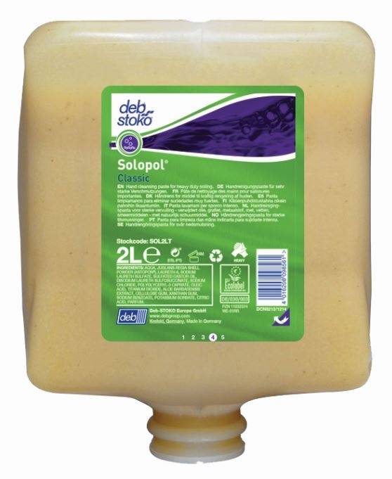 Solopol classic ecolabel cartouche de 2L - Lot de 8 - Sc Johnson Professional