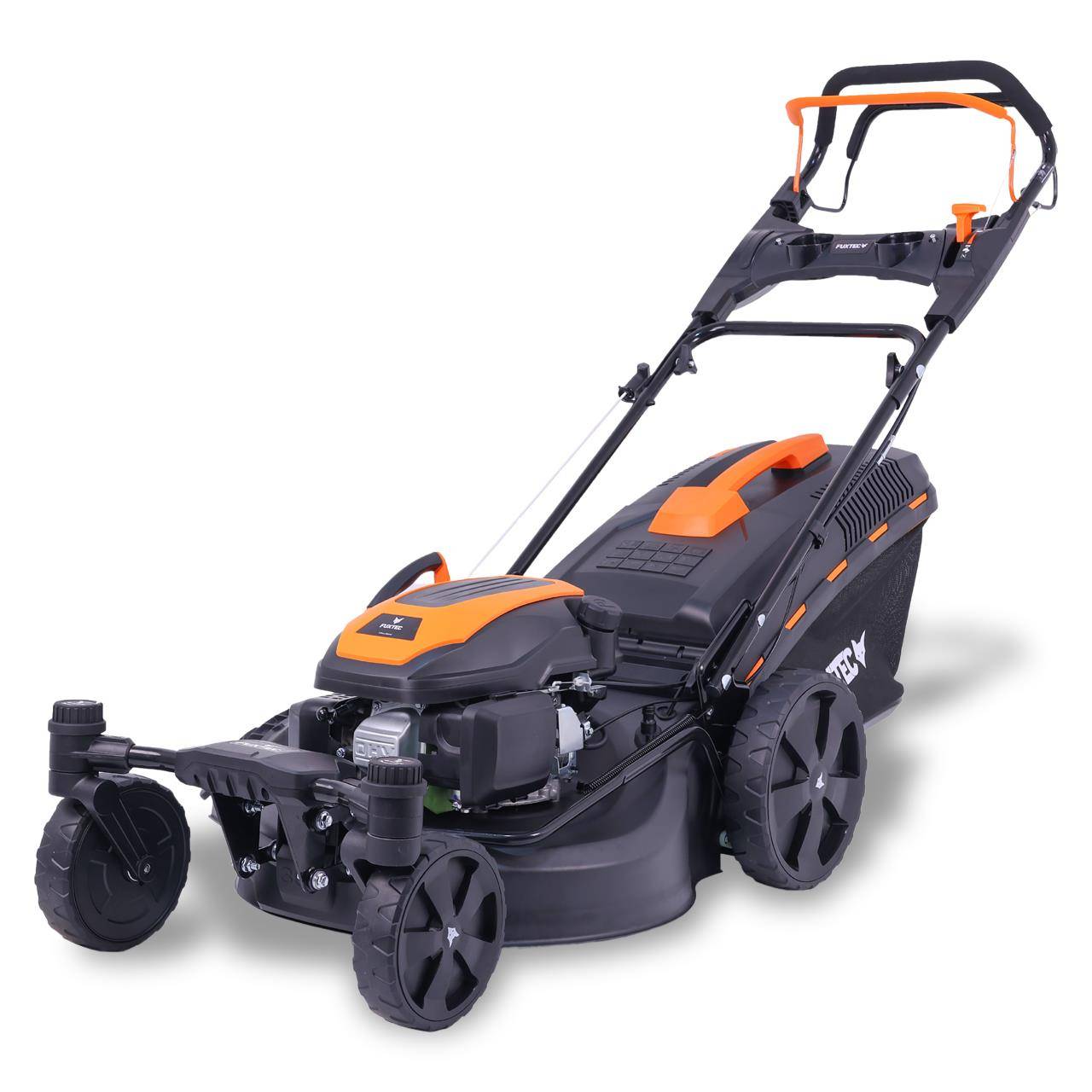 Tondeuse à gazon thermique autotractée FUXTEC FX-RM5170agile – 51 cm – 170 cm³ – 60L – Roues pivotantes – Easy Clean – Mulching - Image 1