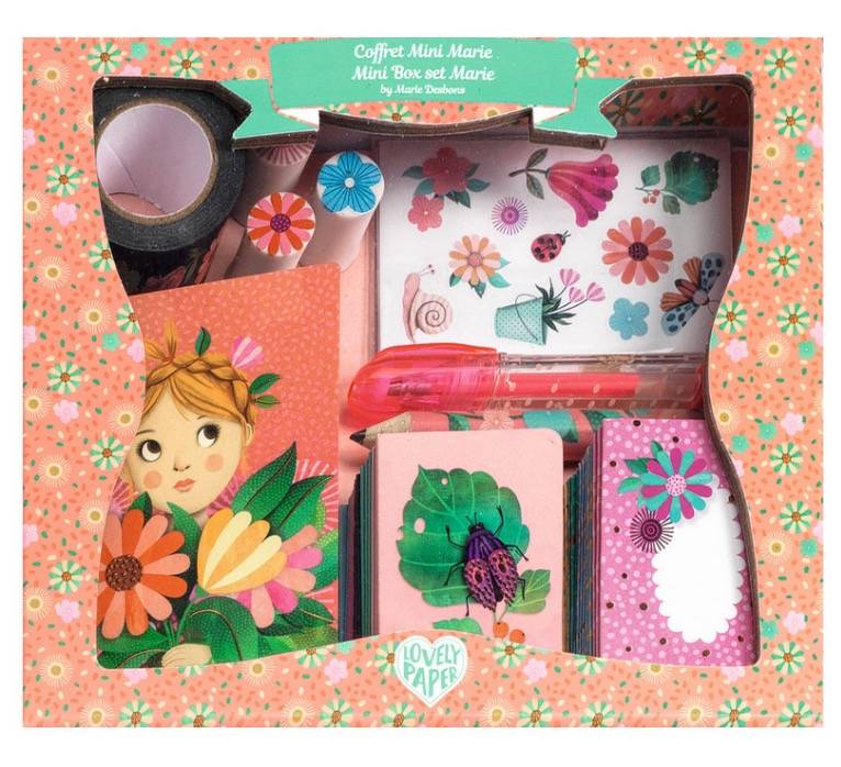 Mini coffret papeterie Marie - Djeco