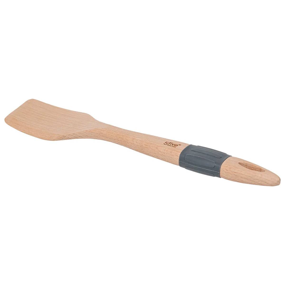 Lot de 2 Ustensiles de Cuisine "Bois" 32cm Naturel - Image 3