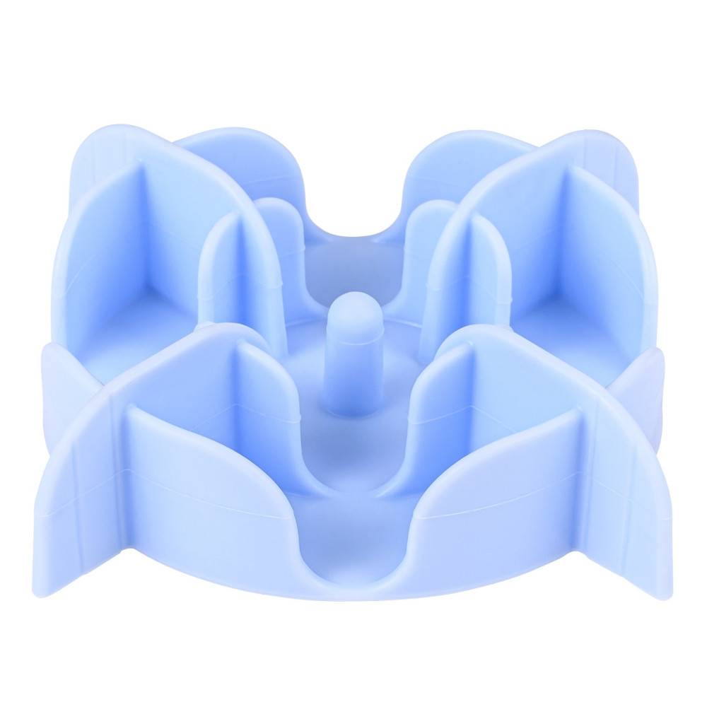 Zolux - Support anti glouton S ø 13.5 cm bleu silicone  pour petit chien