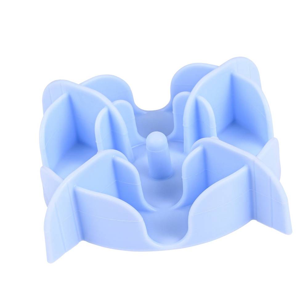 Zolux - Support anti glouton S ø 13.5 cm bleu silicone  pour petit chien - Image 3