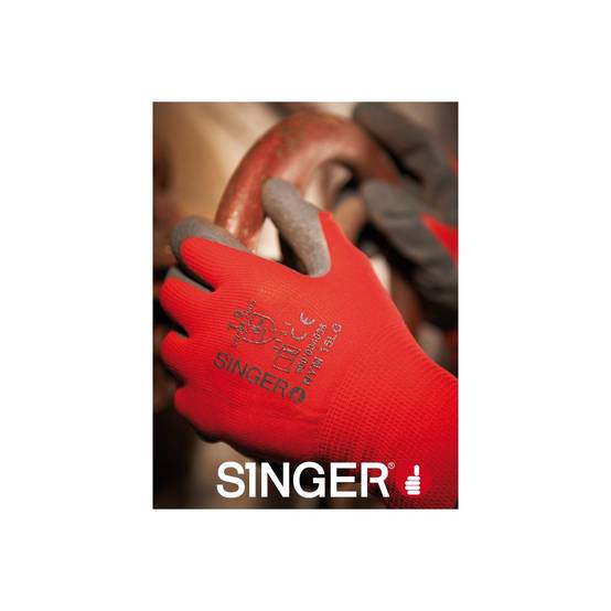 Gant de manutention T.9 latex rouge Singer - Image 3