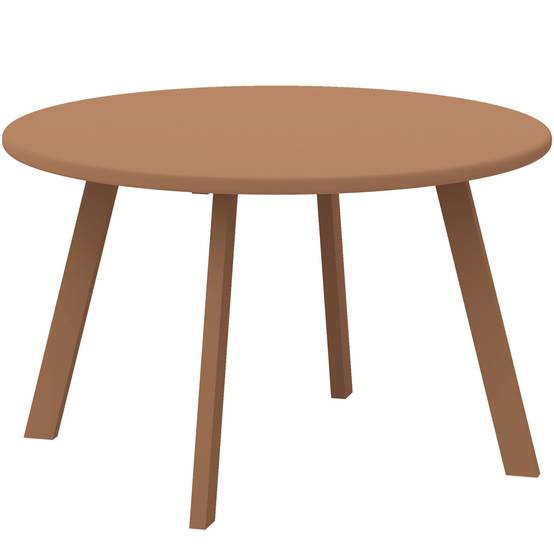 PANGIVO - Table basse de jardin métal orange 70 x 70 x 42 cm - PANGIVO - Image 2