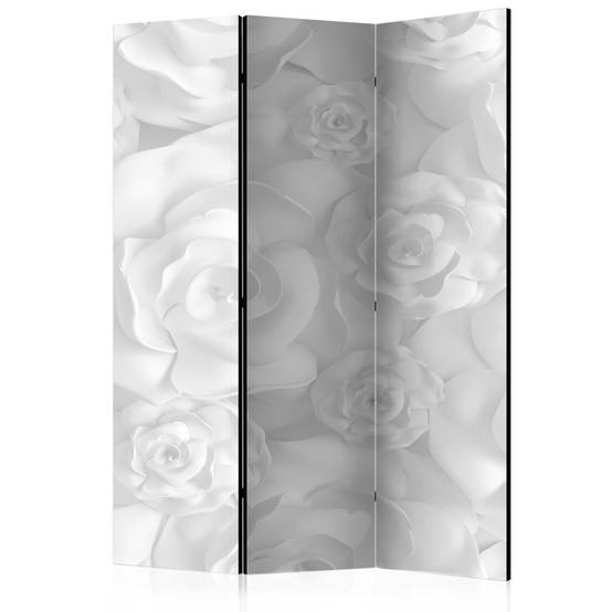 Paravent 3 Volets "Plaster Flowers" 135x172cm - Image 1