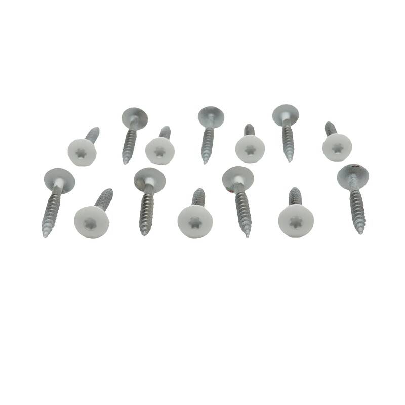 Kit de 50 vis 4,8 x 38 mm tork laquées pour bardage HPL - Coloris - Crème, Longueur de la vis - 38 mm - Image 1