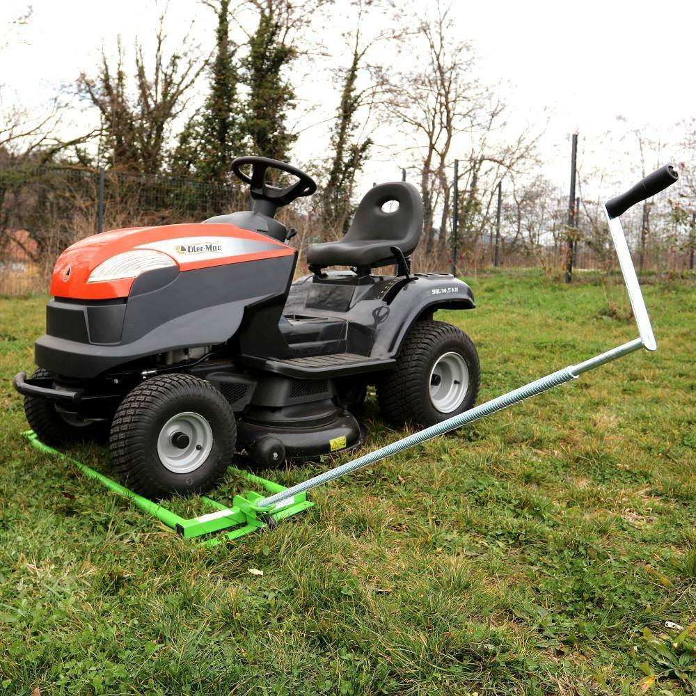 Cric lève tracteur tondeuse à manivelle 350 kg - Image 3