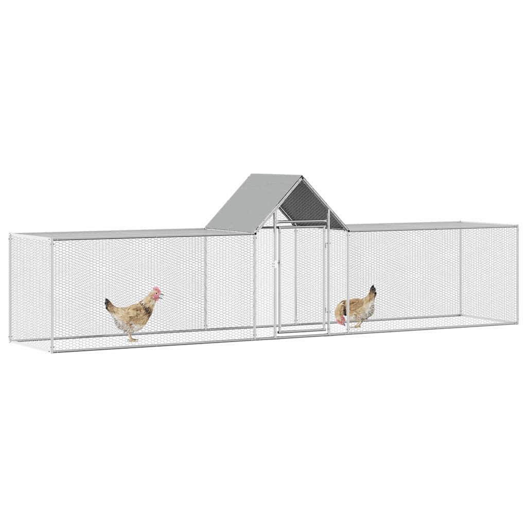 Vidaxl - Poulailler 5 x 1 x 1,5 m Acier galvanisé vidaXL 144560 - Image 7