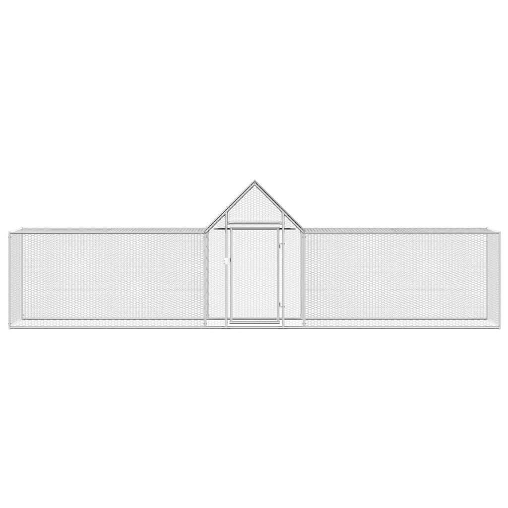 Vidaxl - Poulailler 5 x 1 x 1,5 m Acier galvanisé vidaXL 144560 - Image 4
