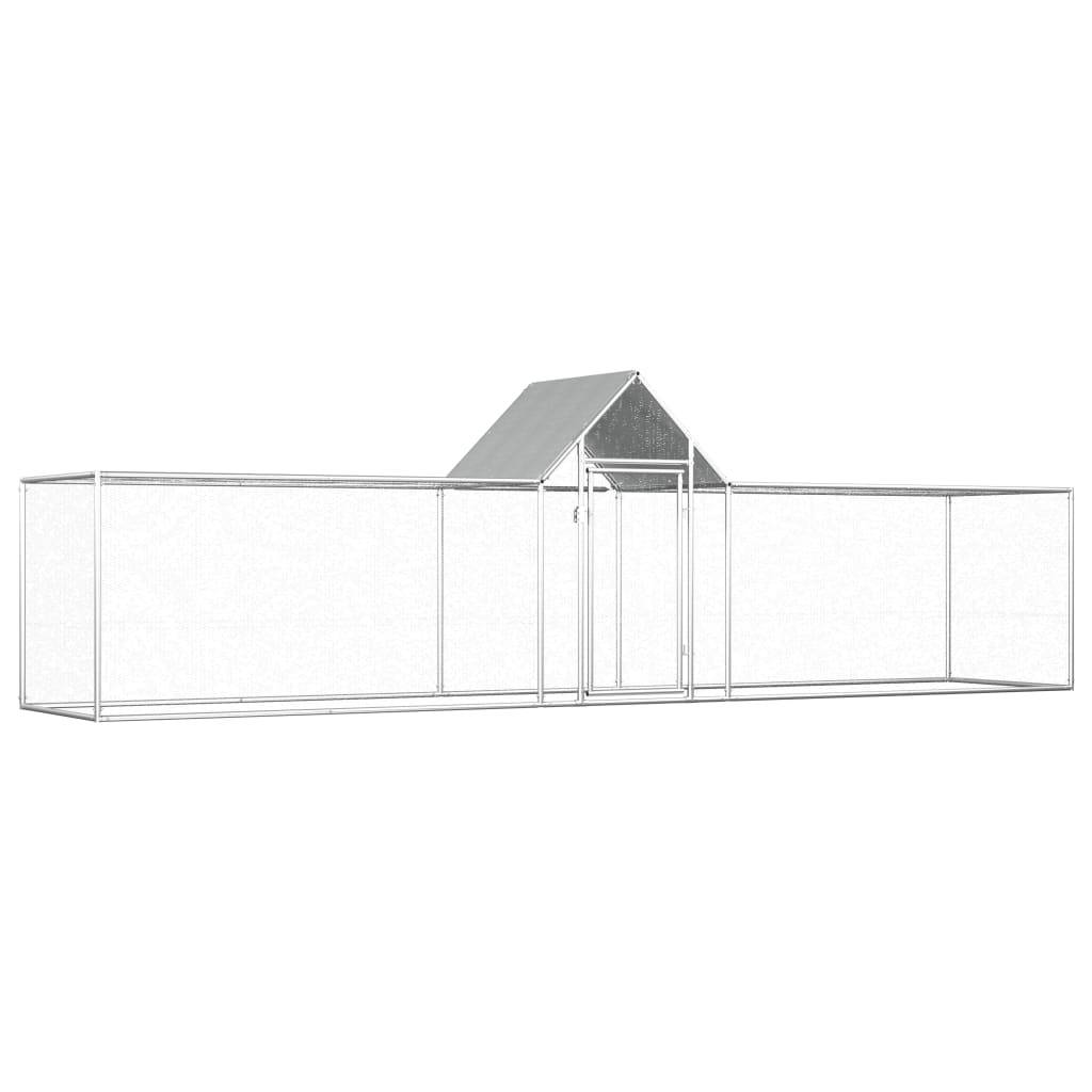 Vidaxl - Poulailler 5 x 1 x 1,5 m Acier galvanisé vidaXL 144560 - Image 2