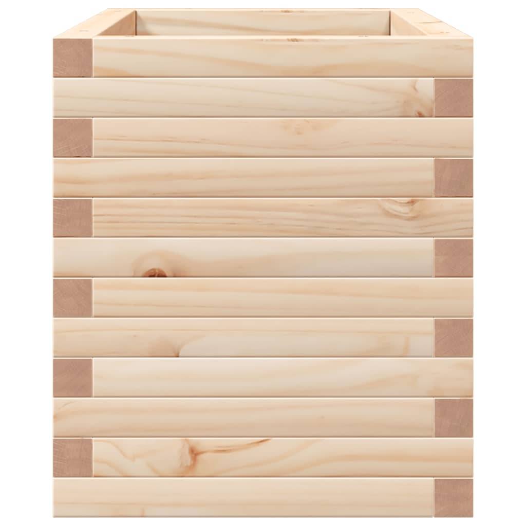Jardinière rectangulaire en pin massif pour jardin et balcon 70x40cm – ComfortXL Outdoor Living - Image 6