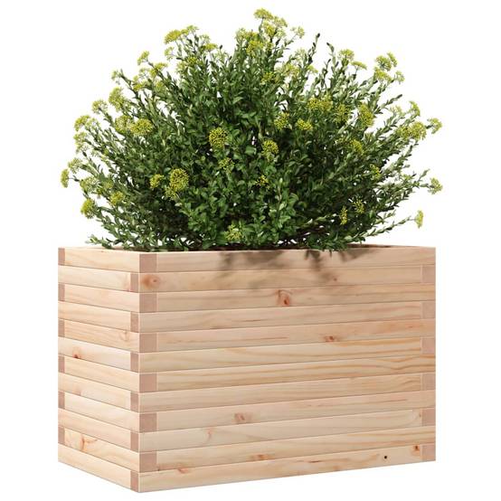 Jardinière rectangulaire en pin massif pour jardin et balcon 70x40cm – ComfortXL Outdoor Living - Image 4