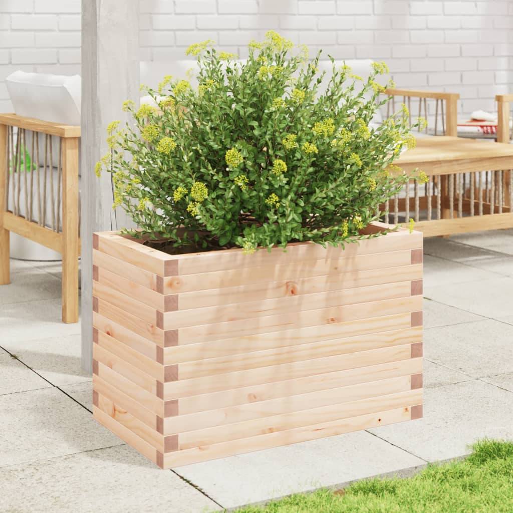 Jardinière rectangulaire en pin massif pour jardin et balcon 70x40cm – ComfortXL Outdoor Living - Image 3