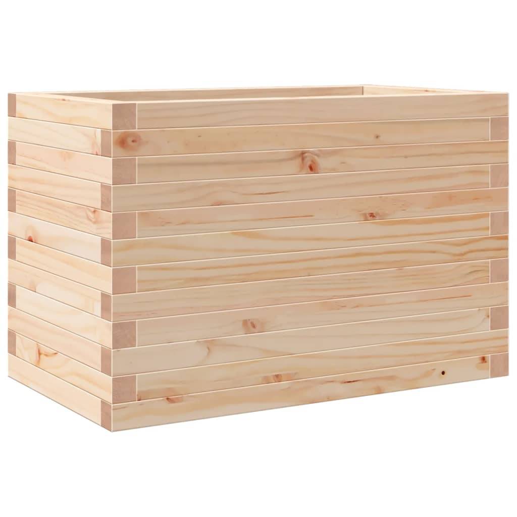 Jardinière rectangulaire en pin massif pour jardin et balcon 70x40cm – ComfortXL Outdoor Living - Image 7