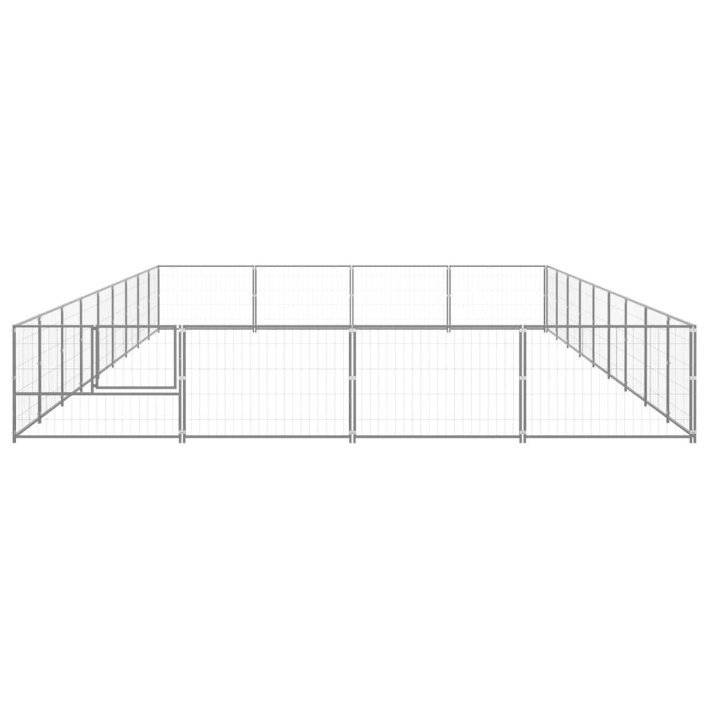 Vidaxl - Chenil Argenté 36 m² Acier vidaXL 3082155 - Image 5