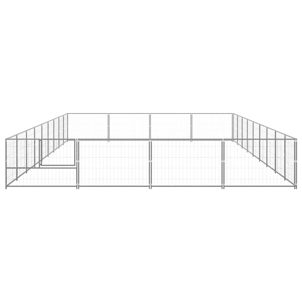 Vidaxl - Chenil Argenté 36 m² Acier vidaXL 3082155 - Image 6